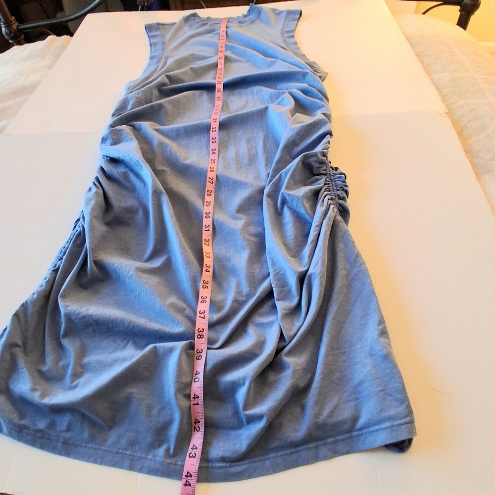 Daily Practice Anthropologie Drawstring Adjustable Length Dress Plus Sz 1X Blue - Picture 9 of 10